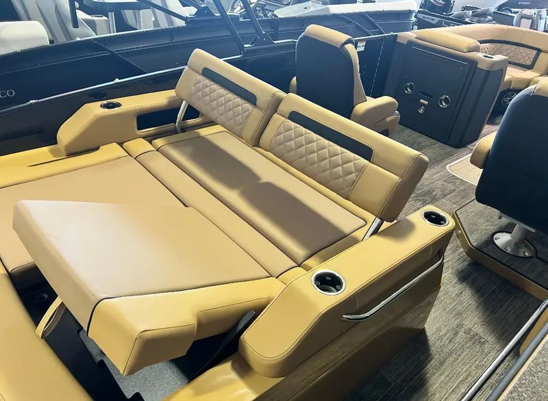 Slide: The Image of Godfrey Aqua Patio 235DFL-C Dual Flip Lounger Tripletoon 2025 - 10