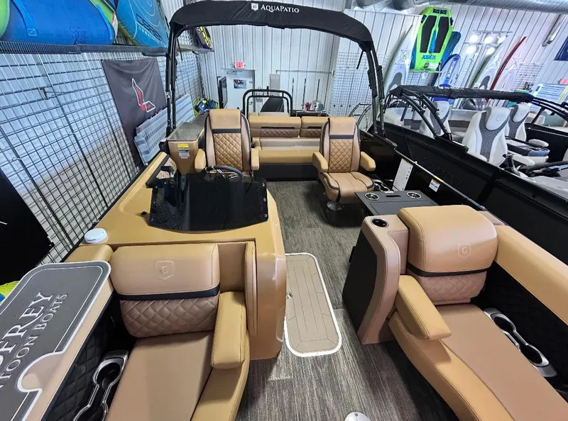 Slide: The Image of Godfrey Aqua Patio 235DFL-C Dual Flip Lounger Tripletoon 2025 - 2