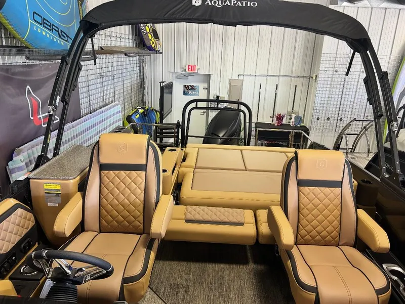 Slide: The Image of Godfrey Aqua Patio 235DFL-C Dual Flip Lounger Tripletoon 2025 - 6