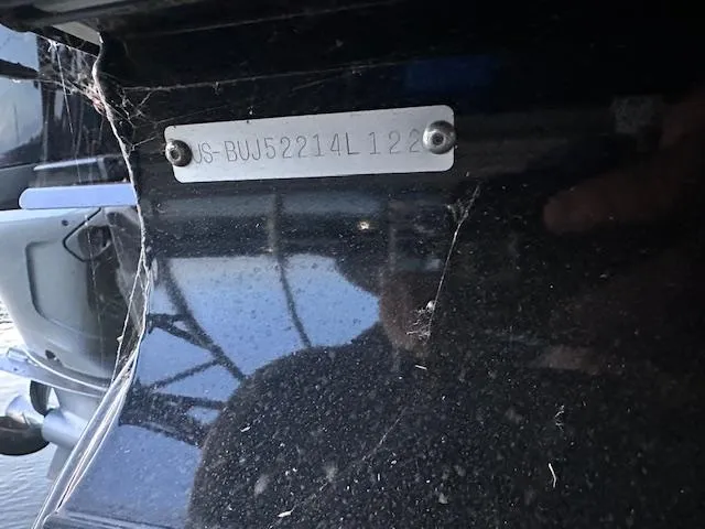 Slide: The Image of 2022 Regency 250 LE3 Sport boat identification plate with visible serial number. - 28