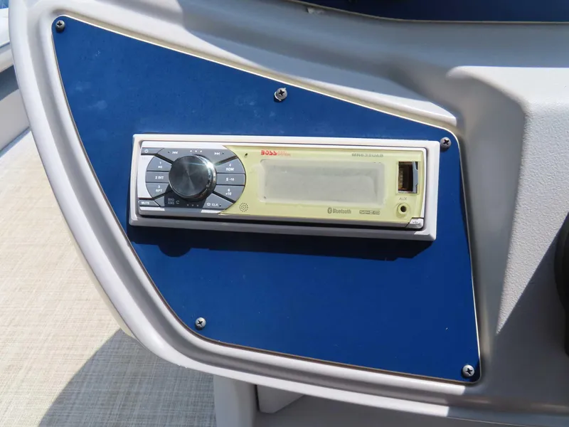 Slide: The Image of 2022 Nepallo pontoon boat stereo system with Bluetooth and AUX input. - 24