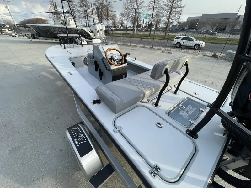 Slide: The Image of 2023 ZCB 18 Curlew boat with sleek design and modern seating. - 10