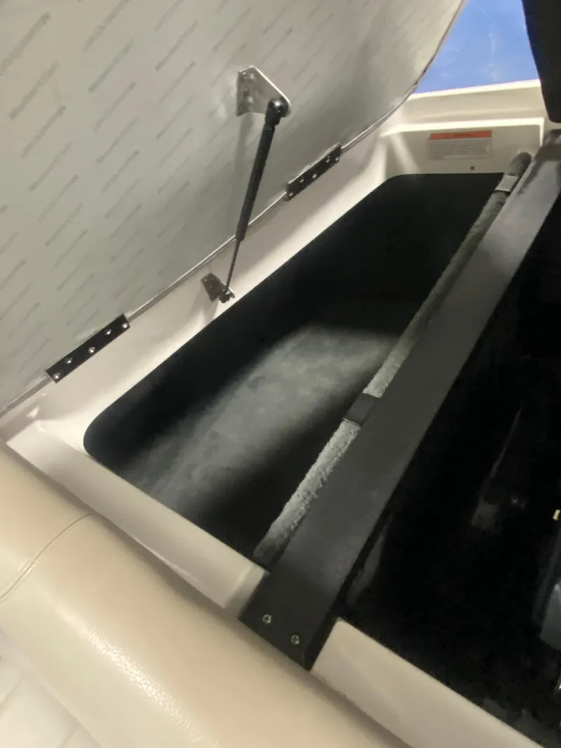 Slide: The Image of Open storage compartment in 2008 MasterCraft X 45 boat. - 9