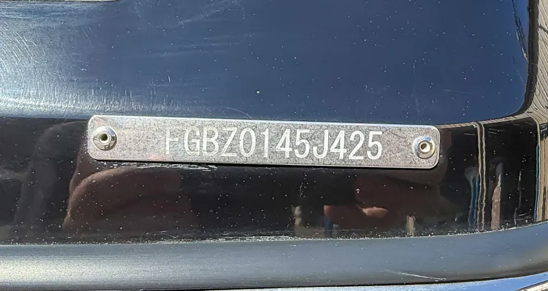 Slide: The Image of Hull identification number on a 2025 Chaparral 267 SSX boat. - 23