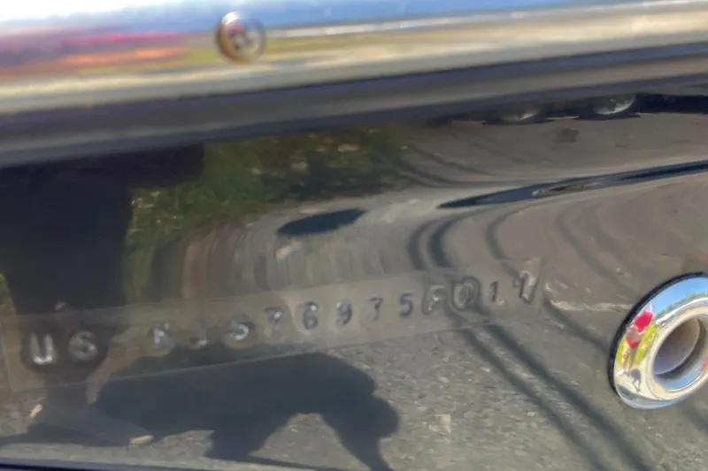 Slide: The Image of Hull identification number on a 2011 Crownline 220LS boat. - 44