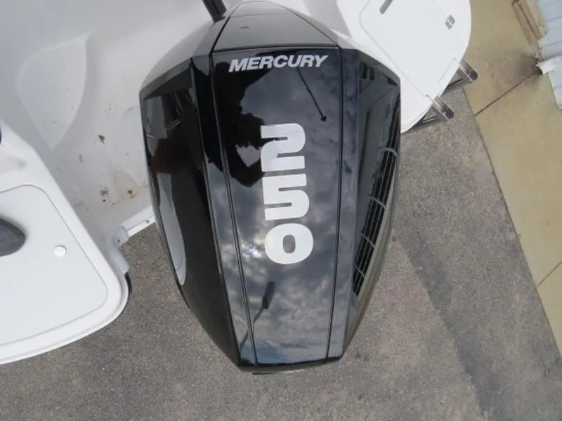 Slide: The Image of Mercury 250 outboard engine on 2023 Hurricane SunDeck 2400 OB boat. - 15
