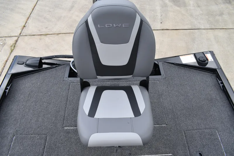 Slide: The Image of Dashboard of a 2025 Lowe Stinger 175C boat with speedometer and fuel gauge. - 40