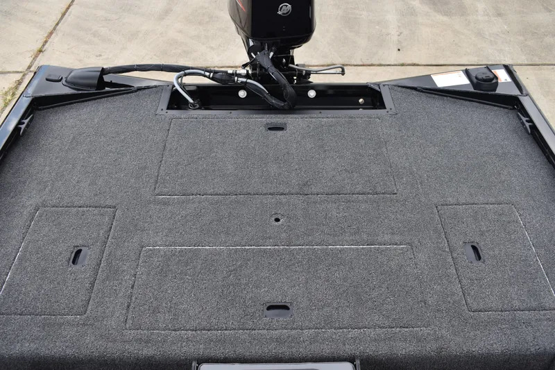 Slide: The Image of Dashboard of 2025 Lowe Stinger 175C boat with RPM gauge and control switches. - 41