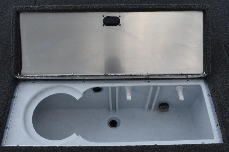 Slide: The Image of Trailer hitch of 2025 Lowe Stinger 175C boat on concrete surface. - 42