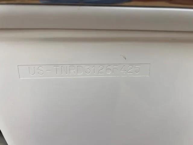 Slide: The Image of Hull identification number on 2025 Formula 330 Crossover Bowrider I/O boat. - 14