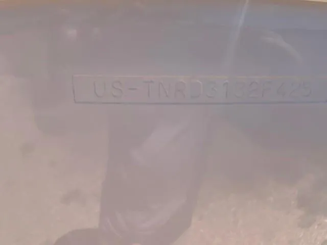 Slide: The Image of 2025 Formula 310 Bowrider I/O hull identification number (HIN) displayed on the boat. - 10