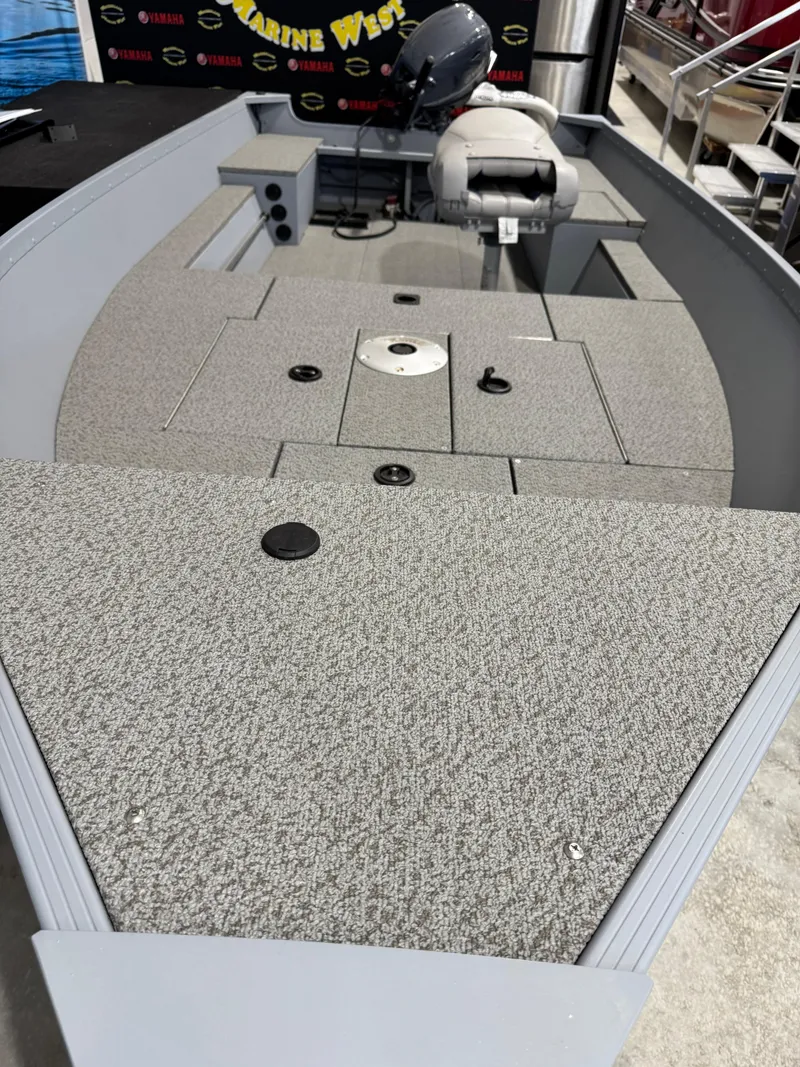 Slide: The Image of 2024 G3 V150T Guide boat with spacious deck and seating. - 4