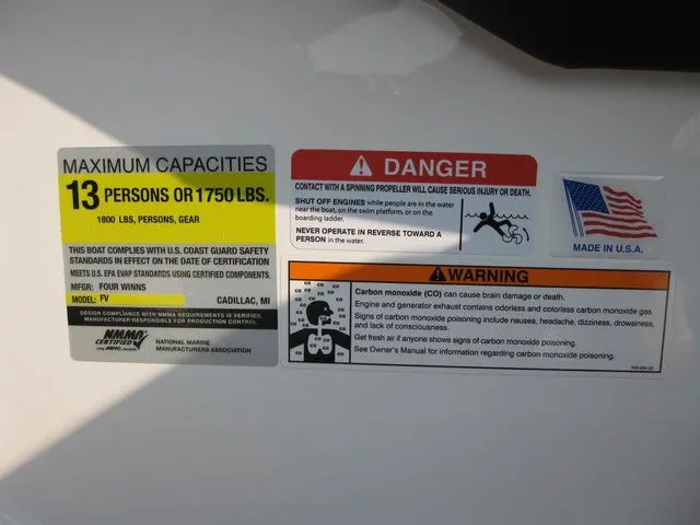 Slide: The Image of Four Winns FV H4 I/O W/350HP VOLVO PENTA ENGINE 2025 - 15