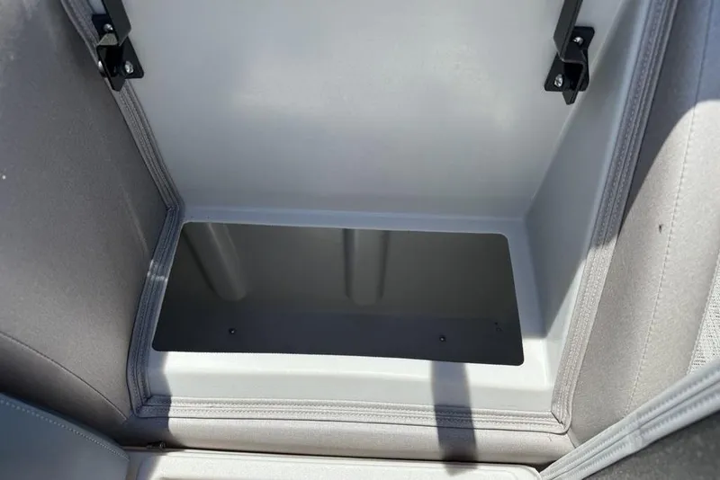 Slide: The Image of Storage compartment of 2025 Godfrey Sweetwater 2286 SB boat, showcasing interior space. - 30