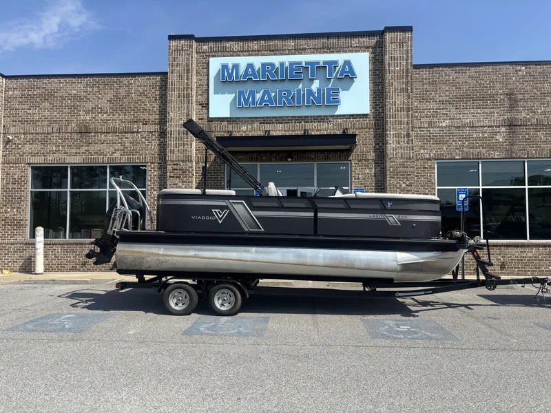 The Image of Viaggio Lago 20U Sport Toon TT w/Suzuki 115HP - 4-Stroke Engine and MMT Trailer 2022 - 1