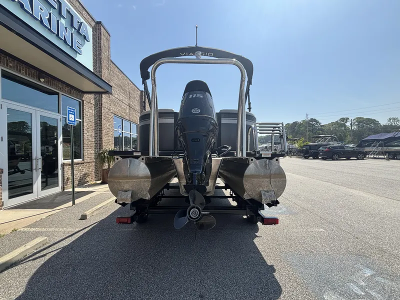 Slide: The Image of Viaggio Lago 20U Sport Toon TT w/Suzuki 115HP - 4-Stroke Engine and MMT Trailer 2022 - 27