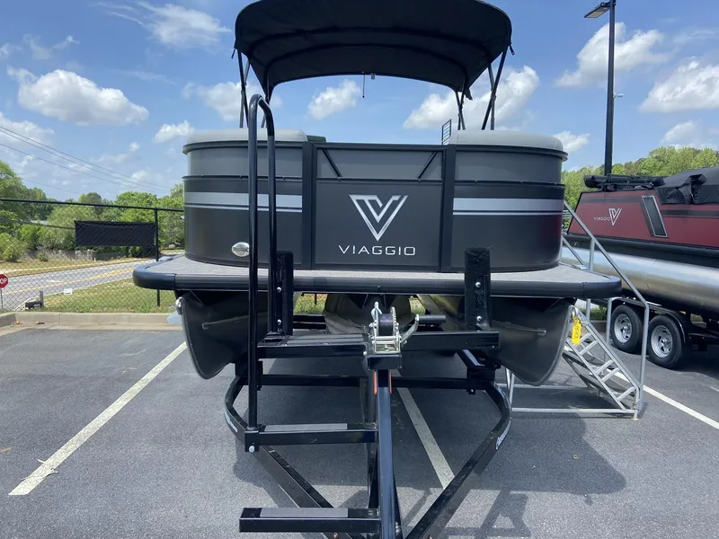 Slide: The Image of Viaggio Lago 20U Sport Toon TT w/Suzuki 115HP - 4-Stroke Engine and MMT Trailer 2022 - 3