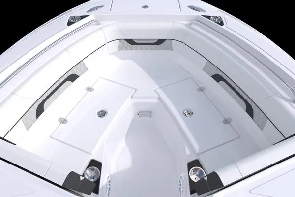 Slide: The Image of 2024 Blackfin 232DC boat interior, featuring spacious seating and sleek design. - 43