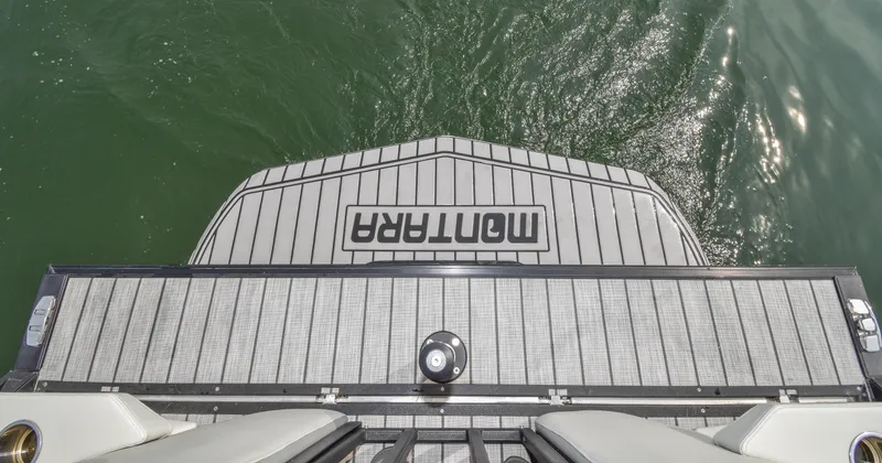Slide: The Image of 2022 Montara MT 2.0 25 CW boat deck over water. - 17