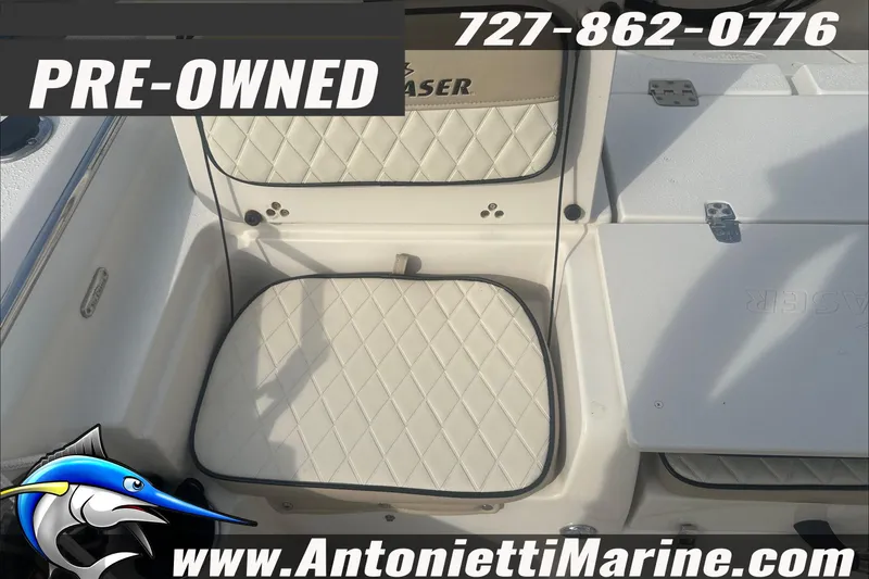 Slide: The Image of Pre-owned 2020 Sea Chaser 23 LX boat seating, contact Antonietti Marine. - 16