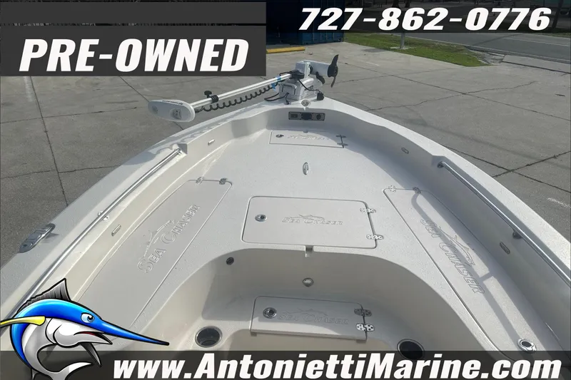 Slide: The Image of Pre-owned 2020 Sea Chaser 23 LX boat for sale at Antonietti Marine. - 7