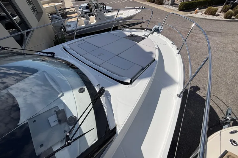 Slide: The Image of 2026 Beneteau Antares 11 Fly yacht with spacious deck and sunbathing area. - 30