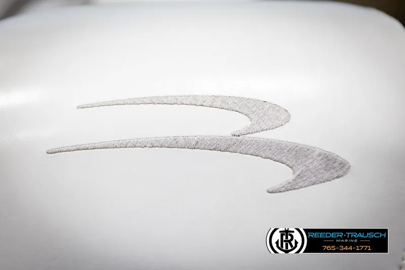 Slide: The Image of Bennington 2375 GCW 2013 logo on white surface, Reeder-Trausch Marine branding. - 41