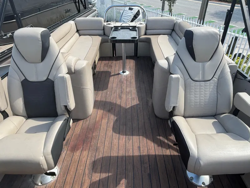 Slide: The Image of 2018 Avalon Catalina Platinum Quad Lounge with luxurious seating and sleek design. - 5