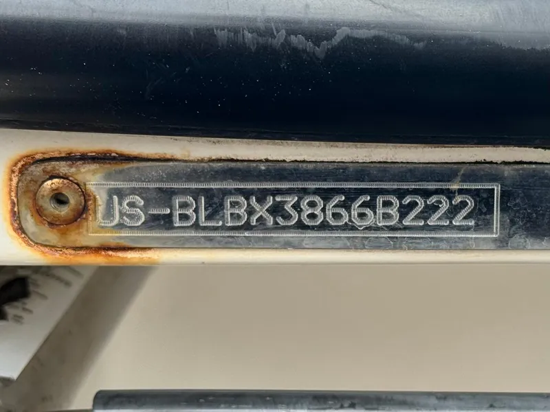 Slide: The Image of Hull identification number on 2022 Bayliner Trophy T22CC boat. - 30