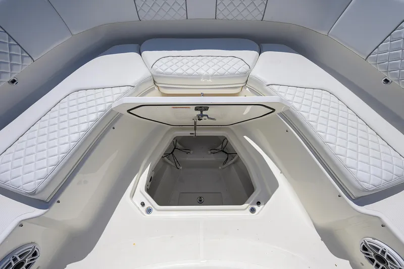 Slide: The Image of Pursuit 37 REEL DEAL - Bow Seating & Deck - 12