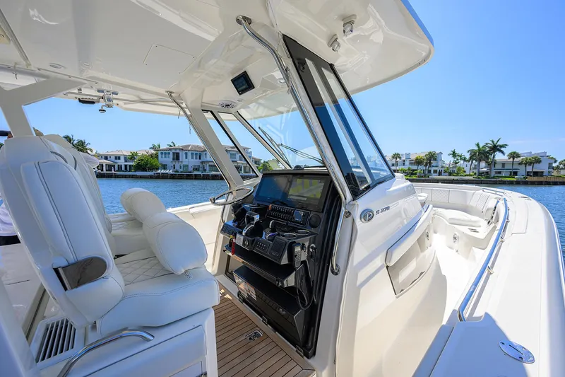 Slide: The Image of Pursuit 37 REEL DEAL - Starboard Side Helm Station - 26