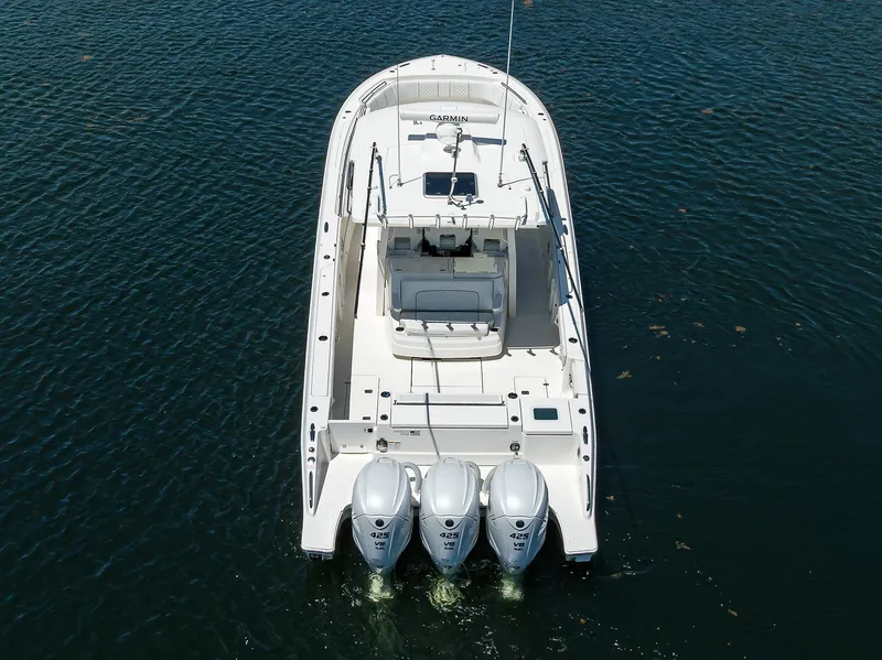 Slide: The Image of Pursuit 37 REEL DEAL - Aft Aerial Profile - 51