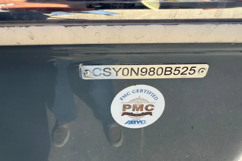 Slide: The Image of 2025 Carolina Skiff 21 Ultra Elite with PMC certification and serial number plate. - 30