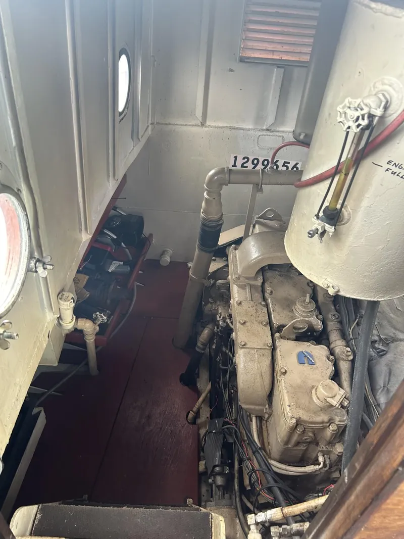 Slide: The Image of 1960 custom commercial engine room with machinery and pipes. - 5