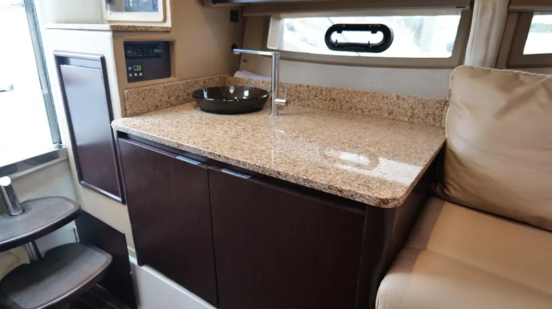 Slide: The Image of Luxurious interior of 2015 Cobalt A40 with granite countertop and modern sink. - 21