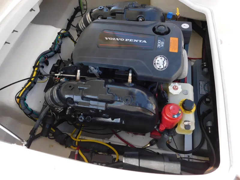 Slide: The Image of Engine compartment of 2017 Chaparral 244 Sunesta with Volvo Penta motor. - 20