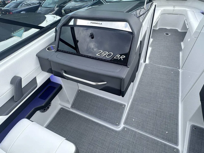 Slide: The Image of 2025 Formula 290 Bowrider interior with sleek design and modern features. - 21