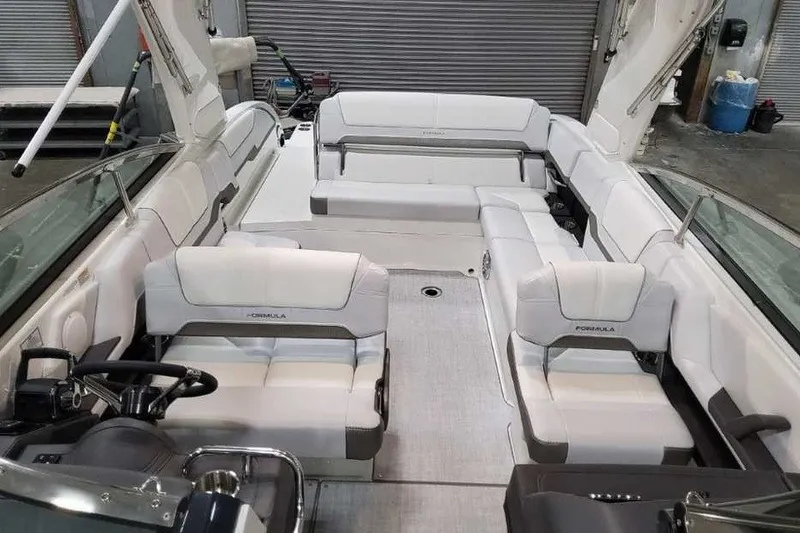 Slide: The Image of Luxurious interior of 2027 Formula 290 Bowrider with spacious seating and modern design. - 10