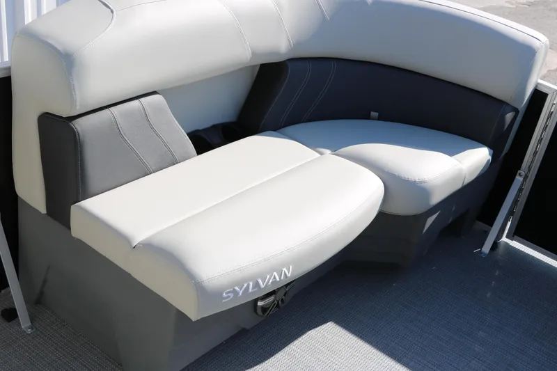 Slide: The Image of Luxurious seating on 2025 Sylvan Mirage 820 PARTY FISH pontoon boat. - 20