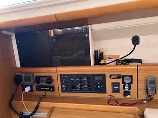 Slide: The Image of Control panel of 2010 Jeanneau Sun Odyssey 39i Performance yacht interior. - 31