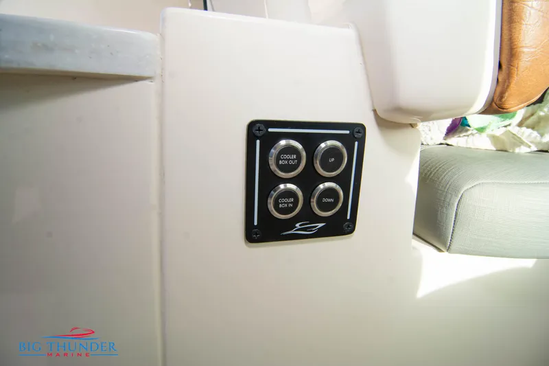 Slide: The Image of Control panel on 2022 Scout 350 LXZ boat interior. - 34