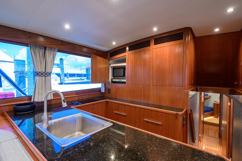 Slide: The Image of Rybovich 62 Base Camp - Galley - 12