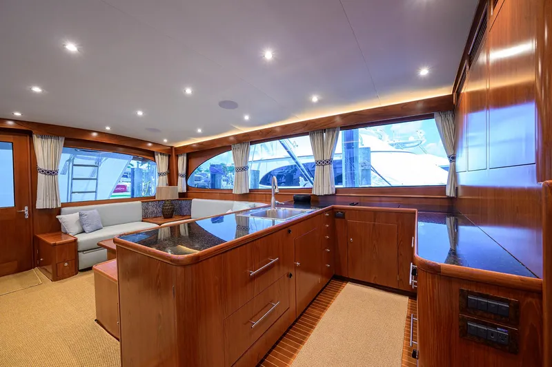 Slide: The Image of Rybovich 62 Base Camp -Galley - 13