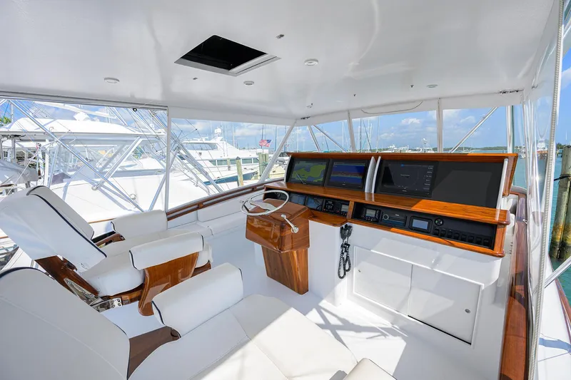 Slide: The Image of Rybovich 62 Base Camp - Flybridge - 37