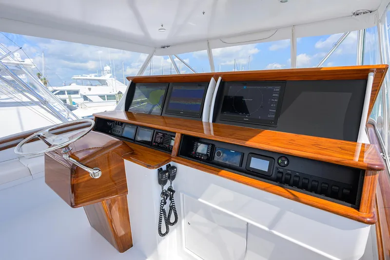 Slide: The Image of Rybovich 62 Base Camp - Flybridge - 38