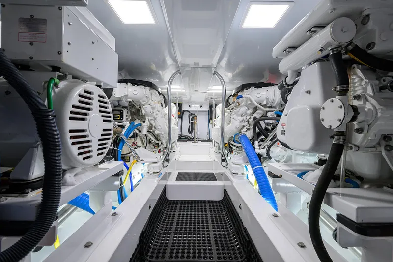 Slide: The Image of Rybovich 62 Base Camp - Engine Room - 46