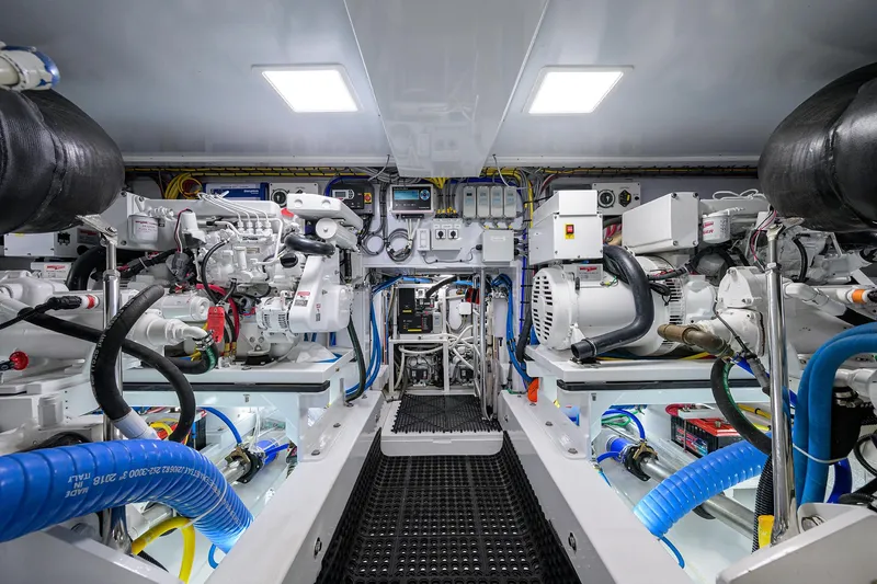 Slide: The Image of Rybovich 62 Base Camp - Engine Room - 47