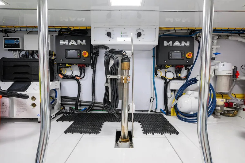 Slide: The Image of Rybovich 62 Base Camp - Engine Room - 52