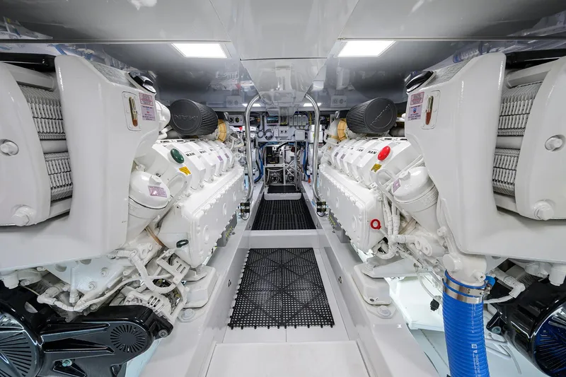 Slide: The Image of Rybovich 62 Base Camp - Engine Room - 53