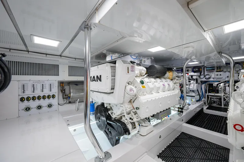 Slide: The Image of Rybovich 62 Base Camp - Engine Room - 55